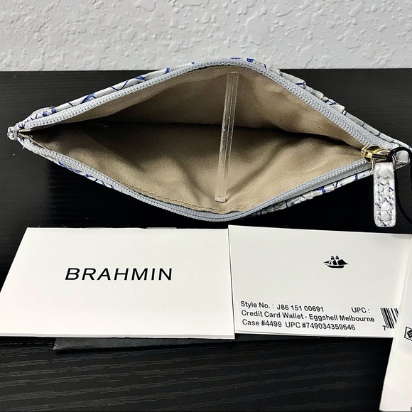 Brahmin EGGSHELL MELBOURNE Credit Card Wallet - Picture 6 of 6